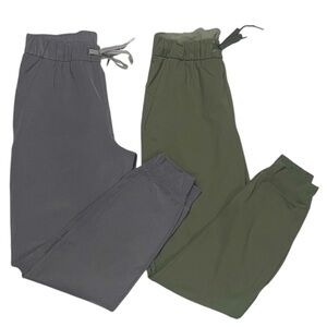 NWOT Bundle- Gray and Green Travel Joggers by Members Mark- Size Small